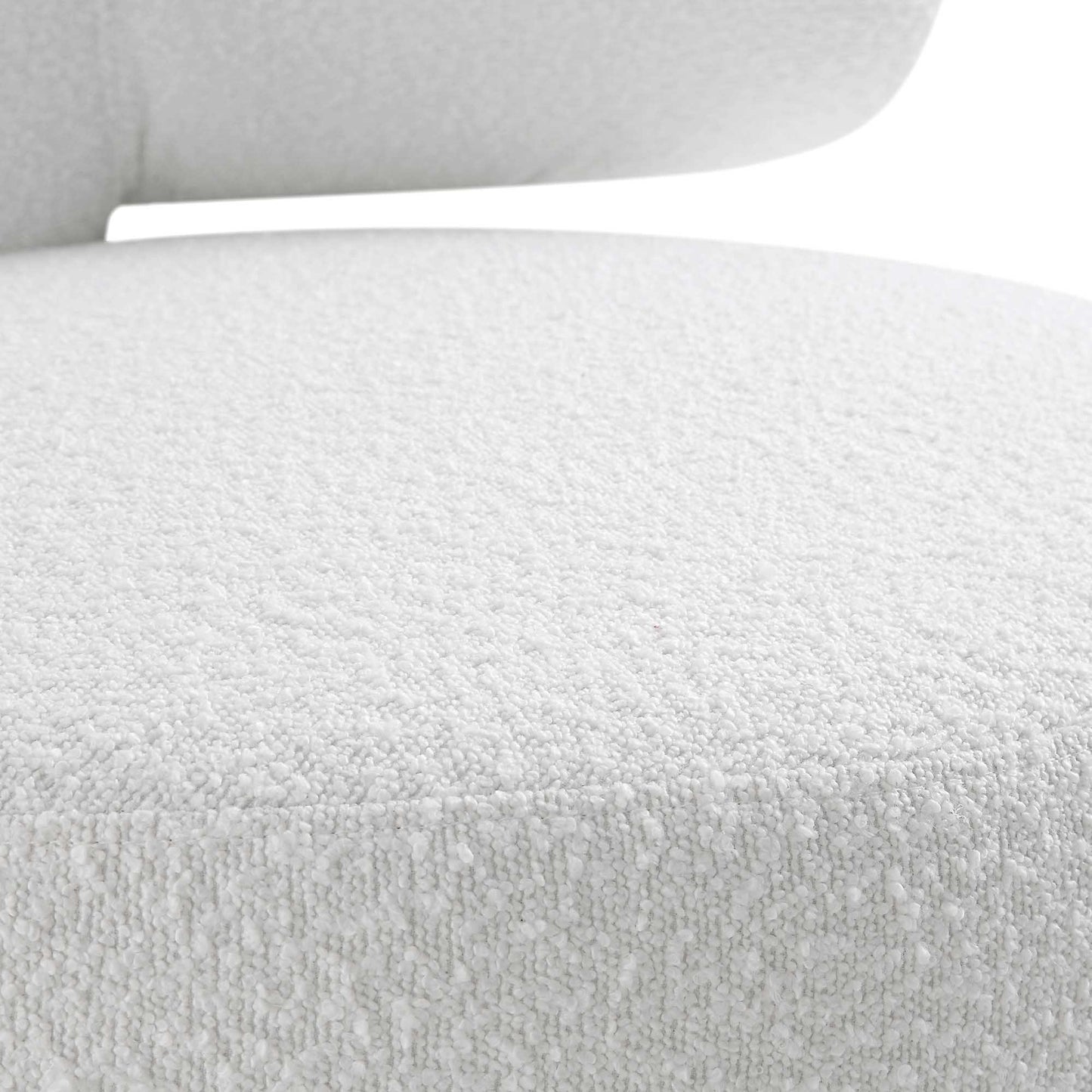 Fauteuil d'appoint à oreilles Penn White Boucle