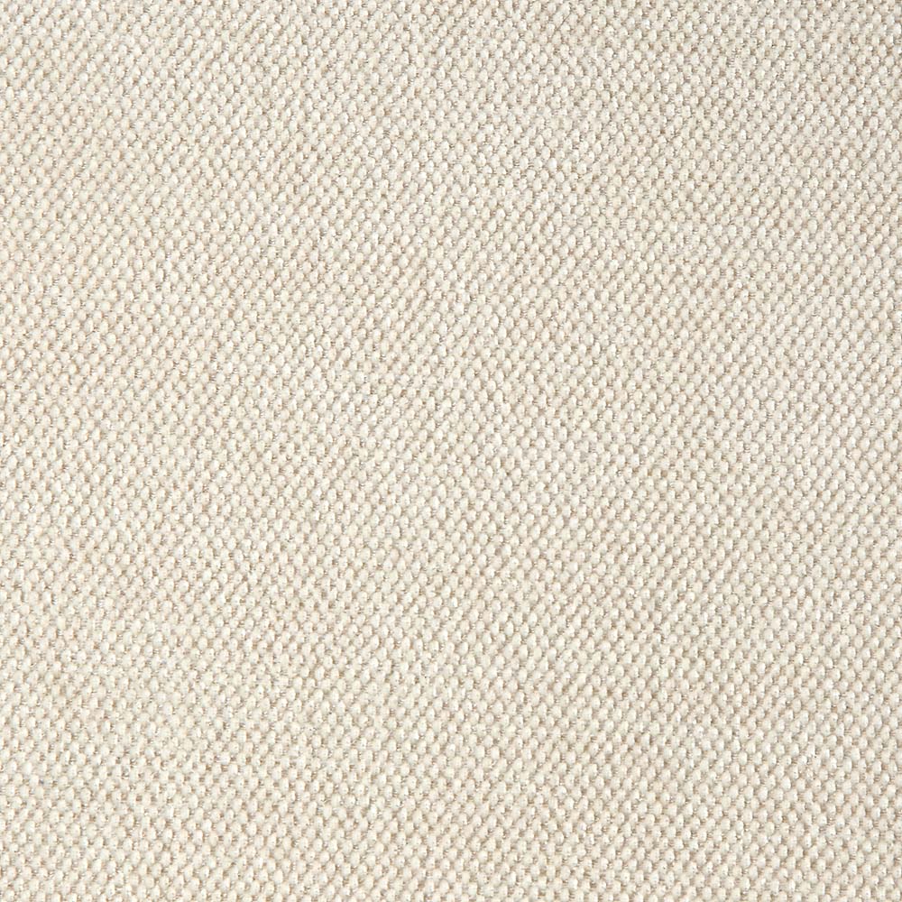 Canapé 3 places Harper en tissu tissé beige avec accoudoirs inclinés