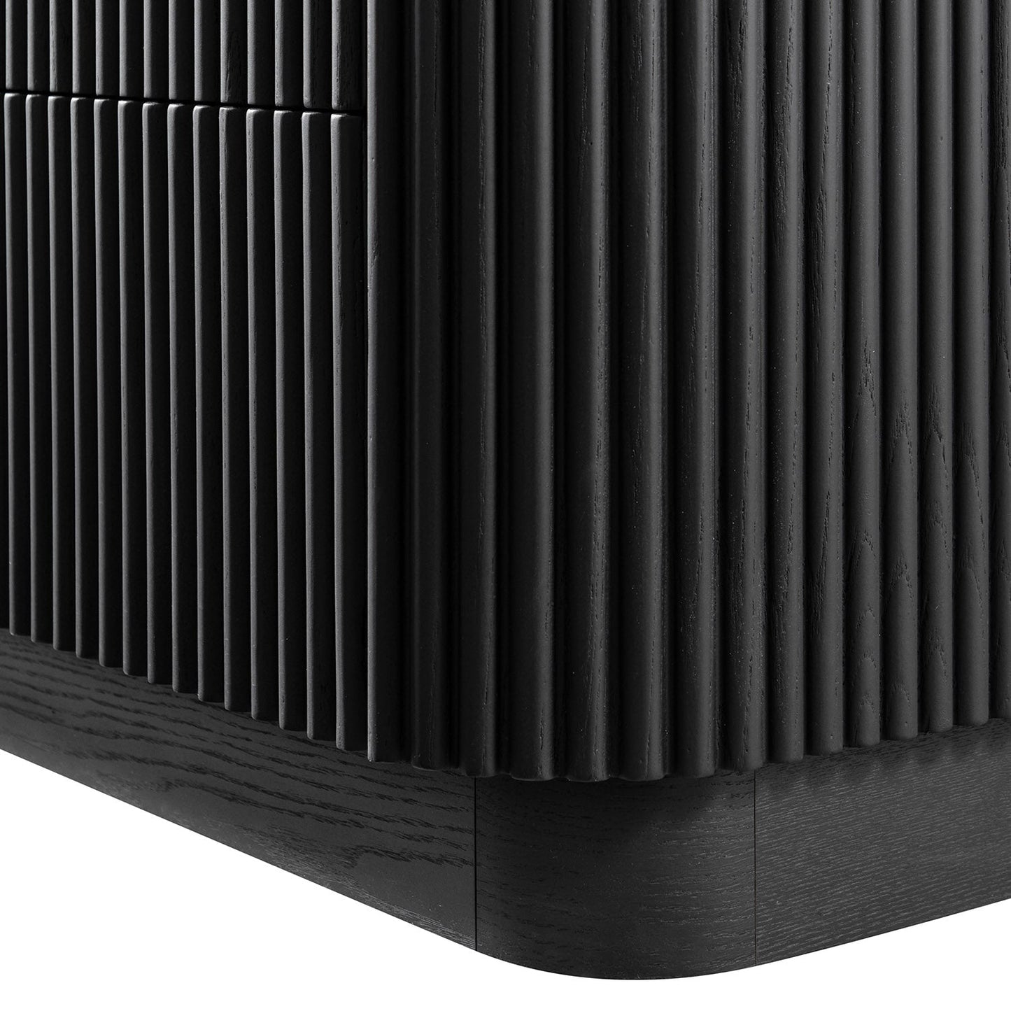 Commode 3 tiroirs Maru, noire