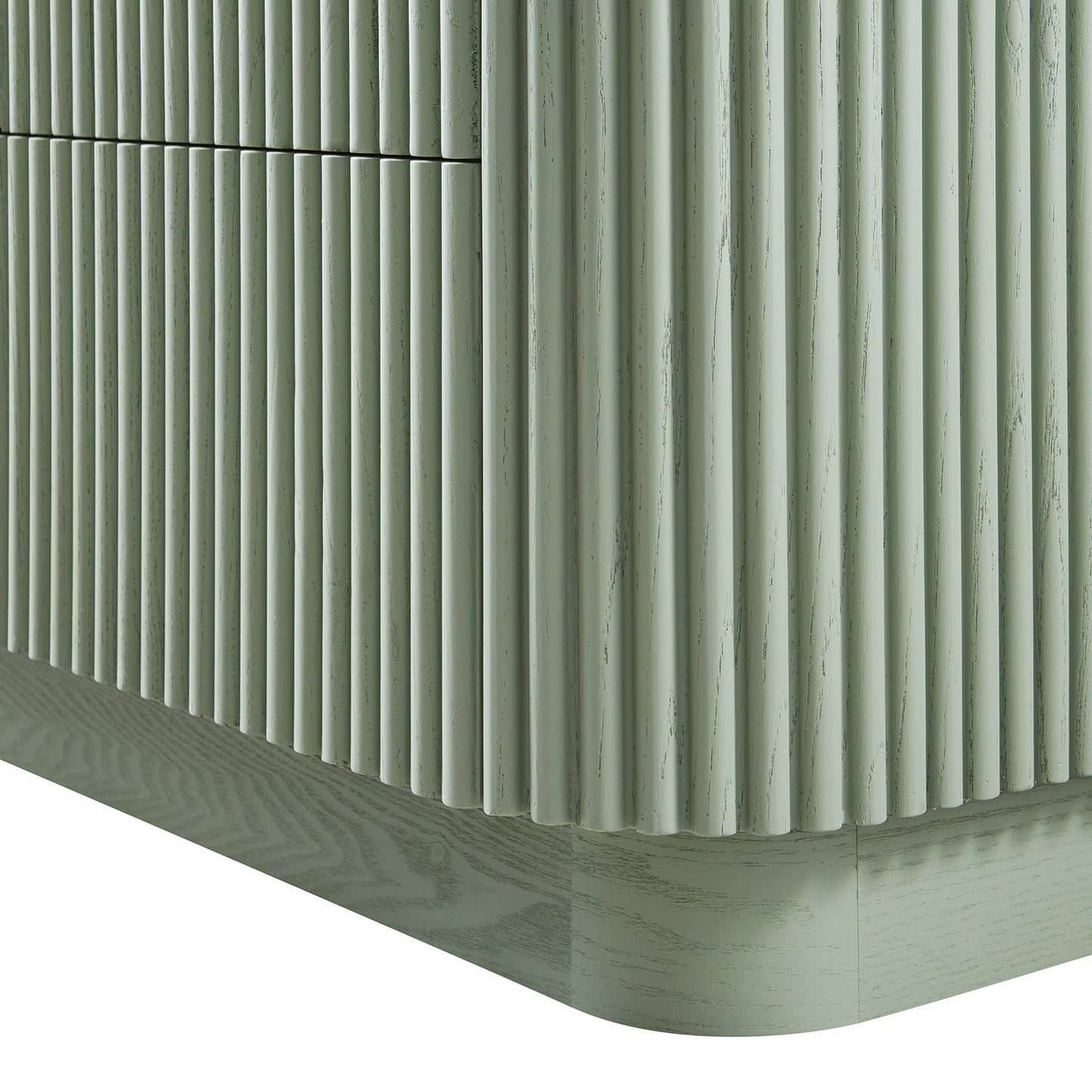 Commode 3 tiroirs Maru, vert sauge