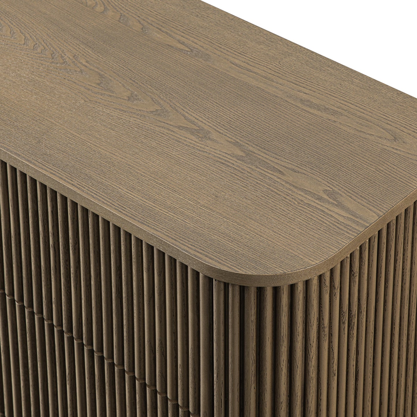 Commode 3 tiroirs Maru, chêne argenté