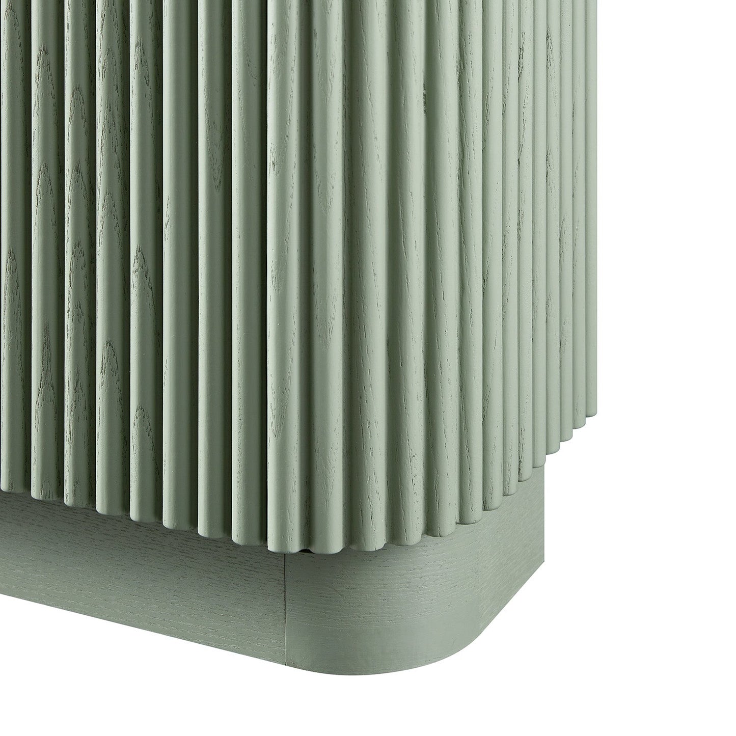 Meuble de rangement à chaussures 3 portes Maru, vert sauge