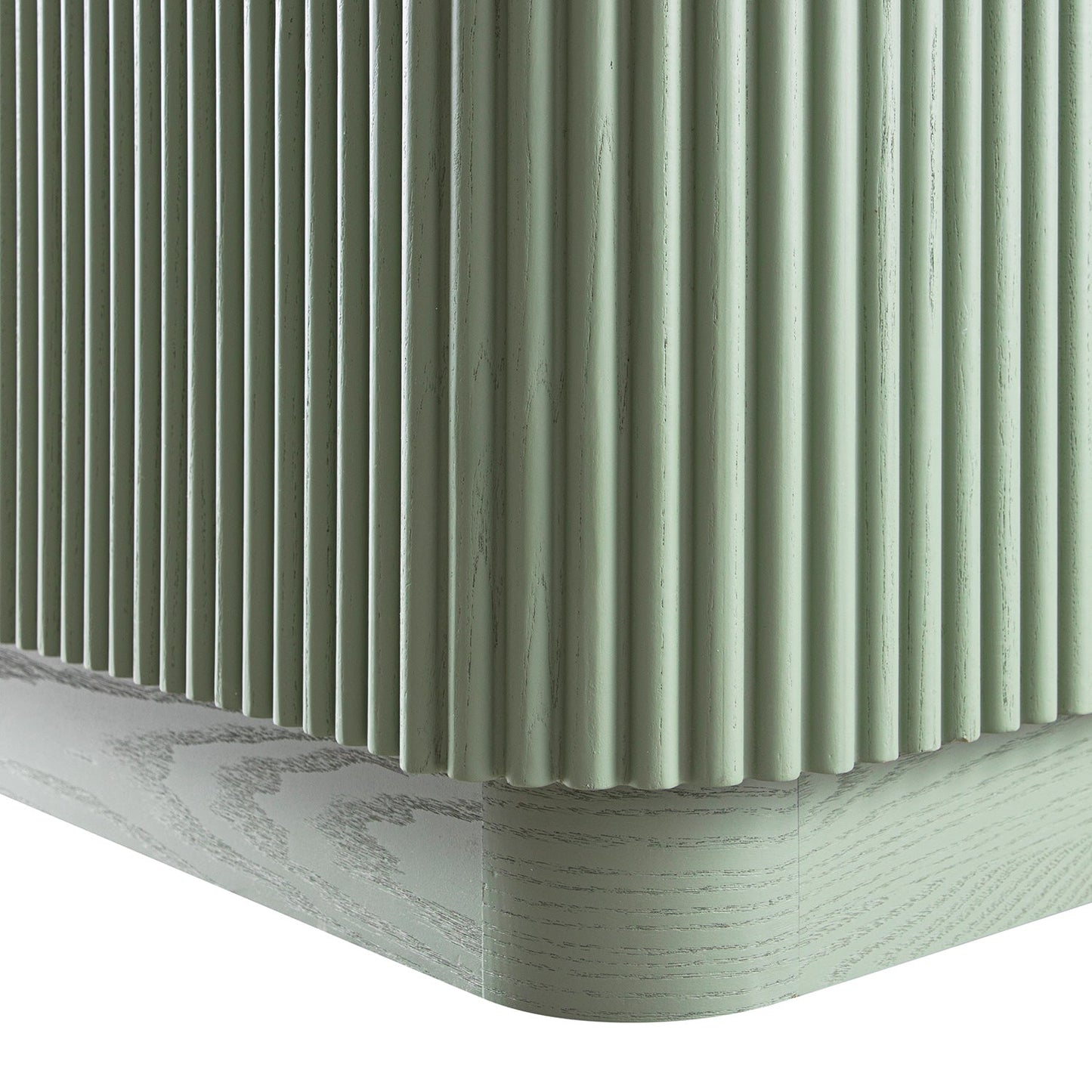 Meuble TV Maru 200 cm de large avec tiroirs, vert sauge