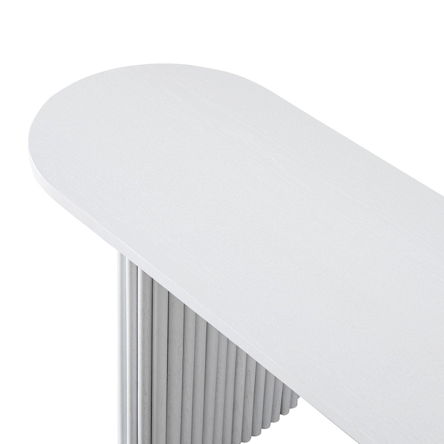 Banc de salle à manger Maru 150 cm, blanc délavé