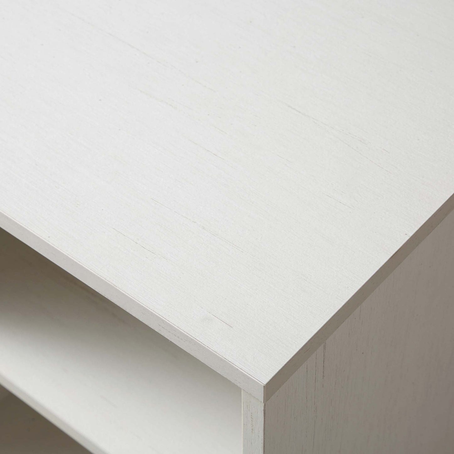 Armoire 1 porte en rotin tressé Frances, blanche