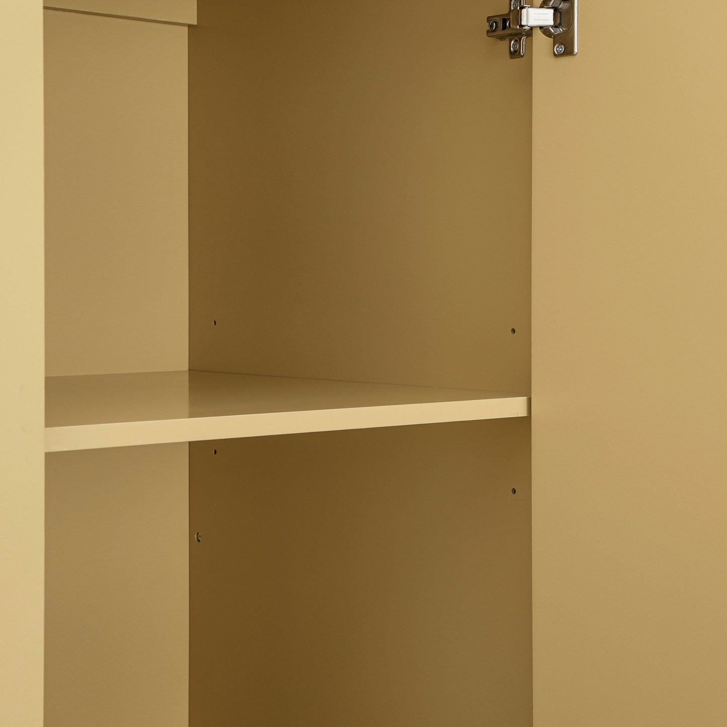 Armoire triple Oakham, rotin jaune