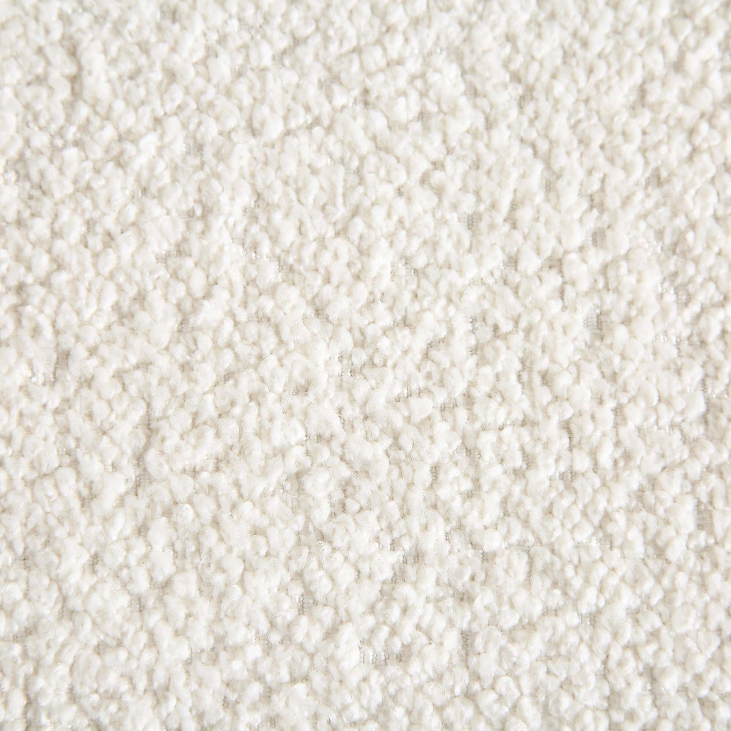 Canapé Dipley en tissu bouclé beige, 2 places