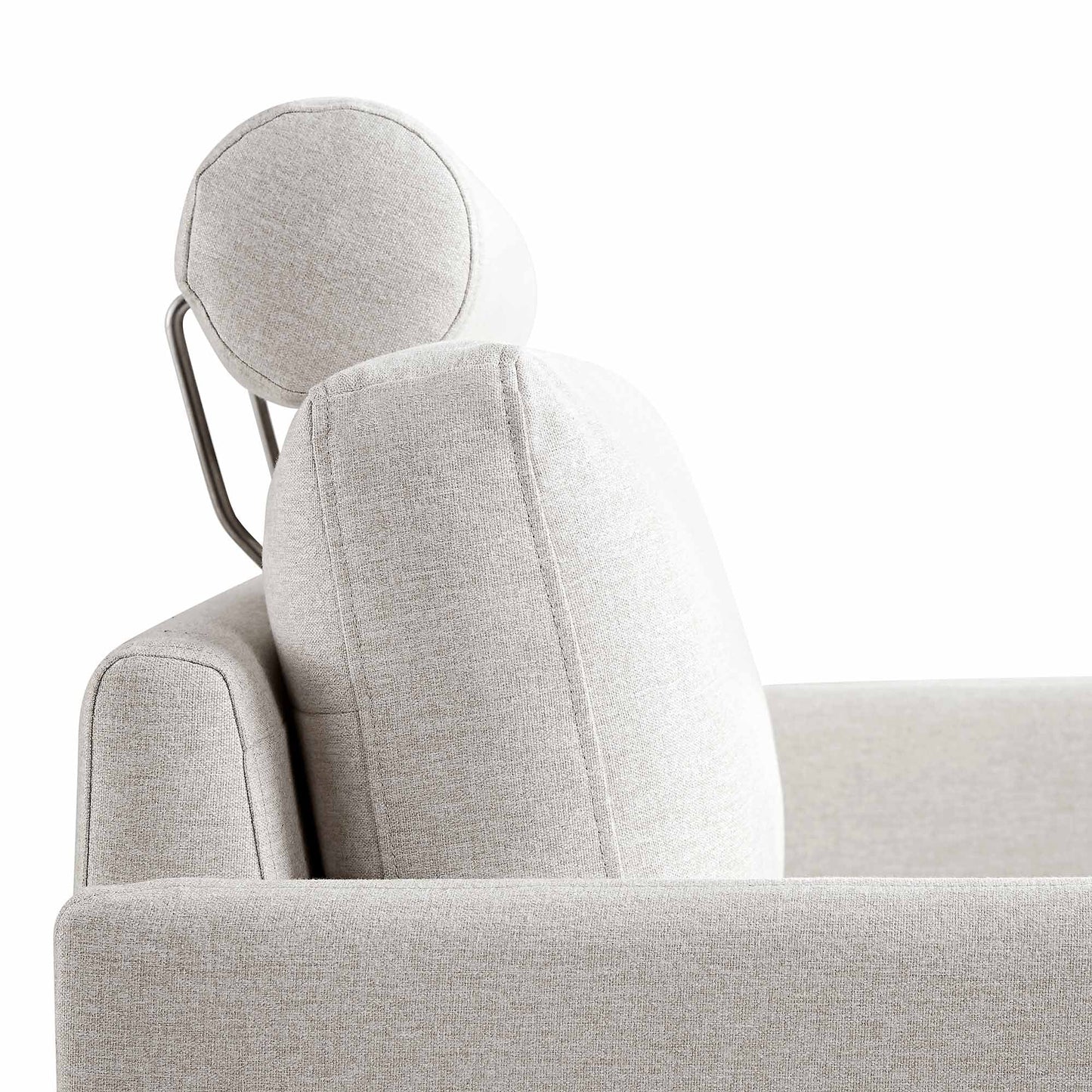 Fauteuil en tissu Timber Oatmeal