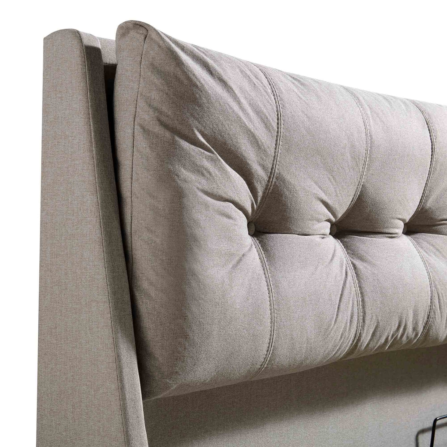 Lit coffre ottoman en tissu Hadley Stone