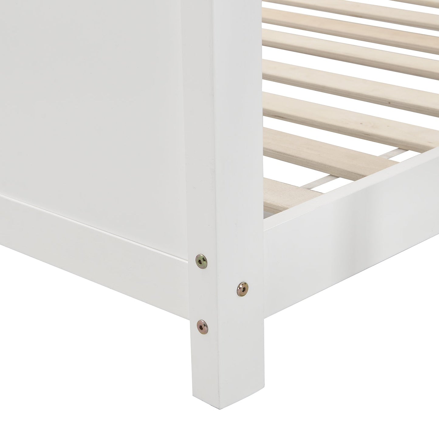 Lit superposé pour enfant Newton White en bois massif