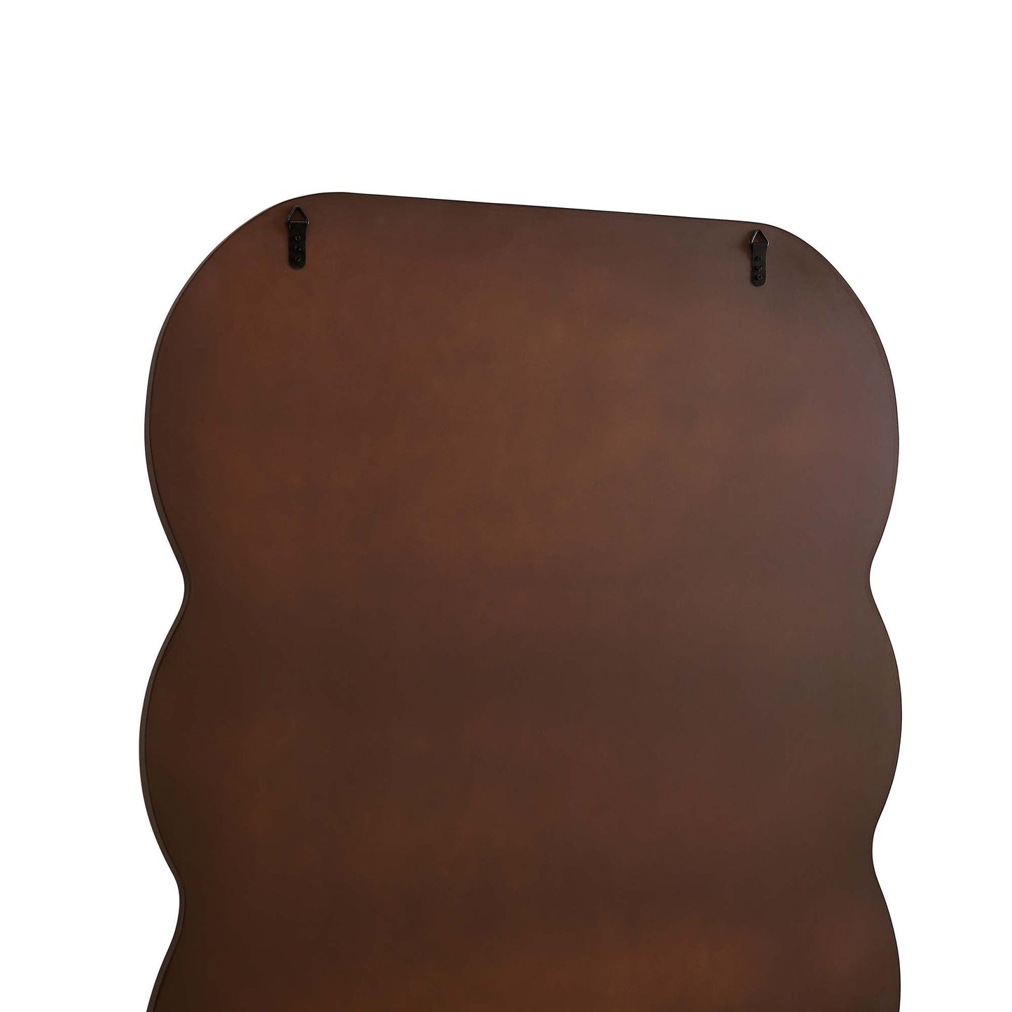 Miroir Venus pleine longueur ondulé 180 x 100 cm, noyer