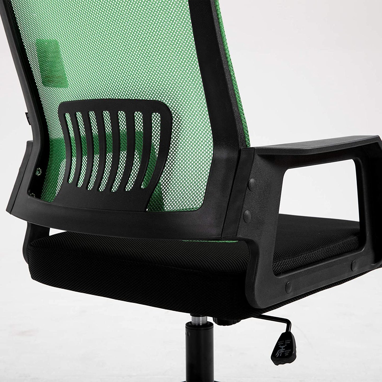 Chaise de bureau Beni Mesh avec appui-tête en vert