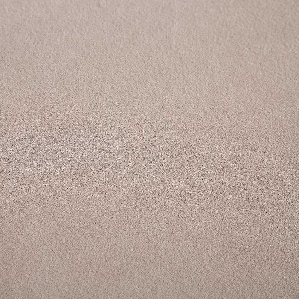 Canapé-lit Pienza en rotin, velours taupe avec cadre en bois massif noir