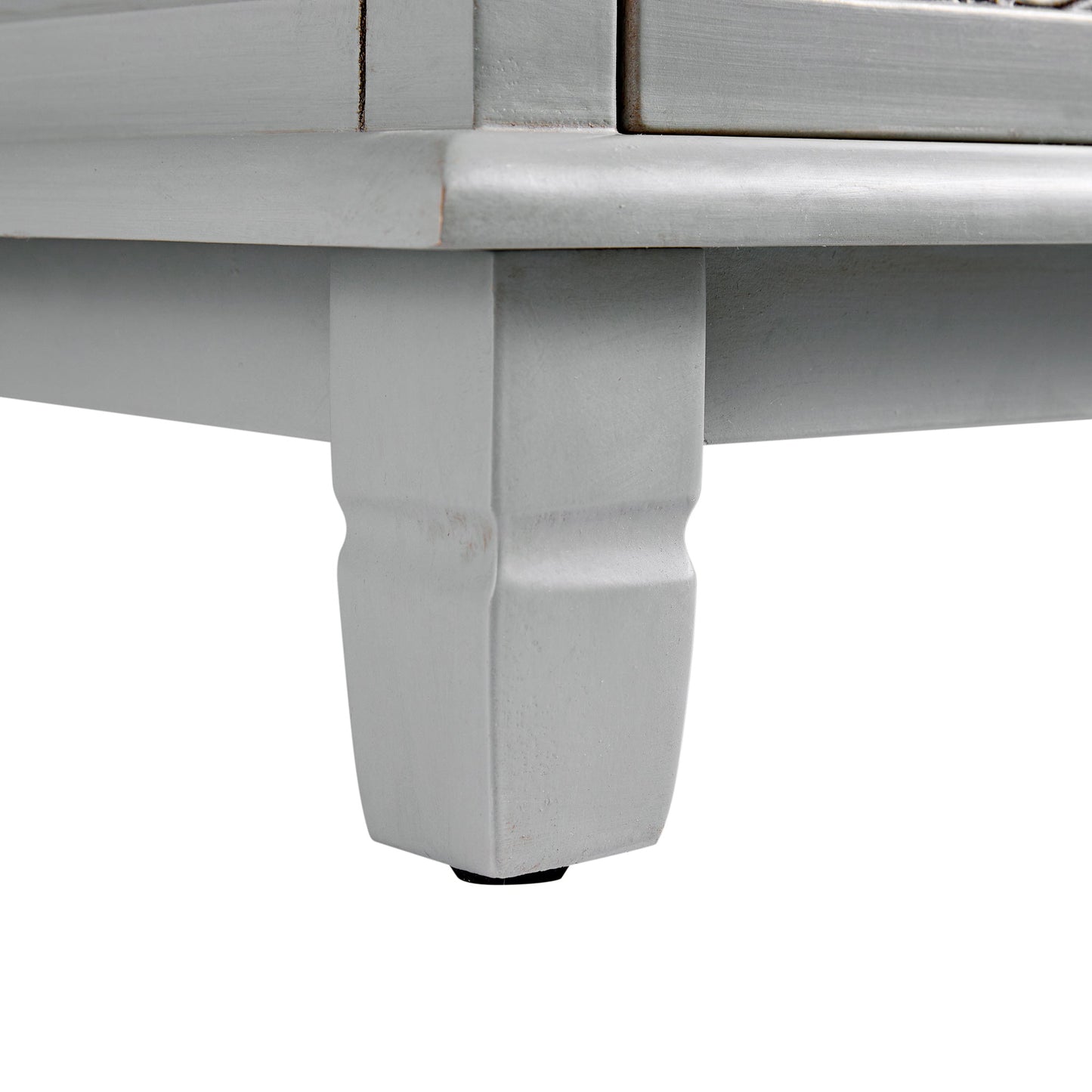 Meuble TV Chantilly gris moyen 150 cm de large