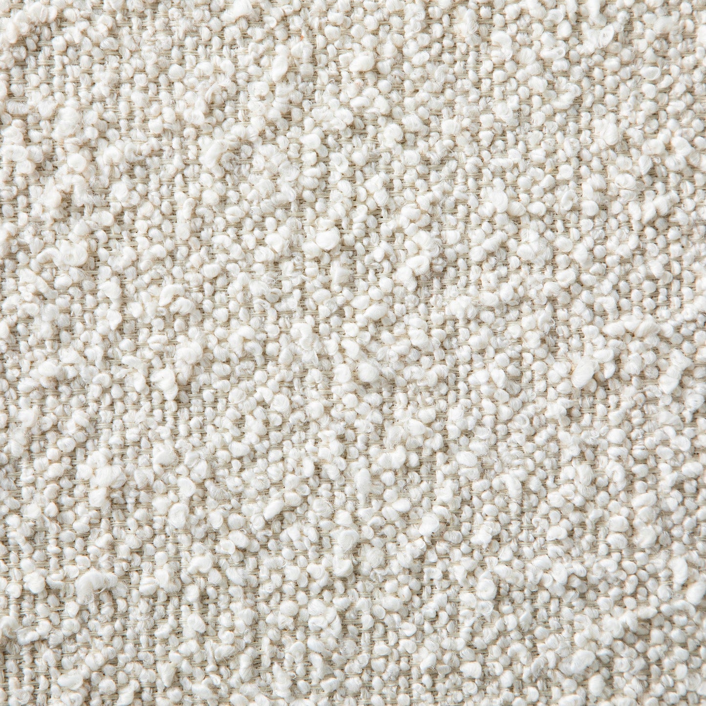 Lit de rangement rembourré à oreilles Kimberly, boucle écrue