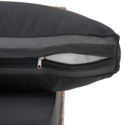 Ensemble de sièges d'extérieur modulables 6 personnes avec coussins