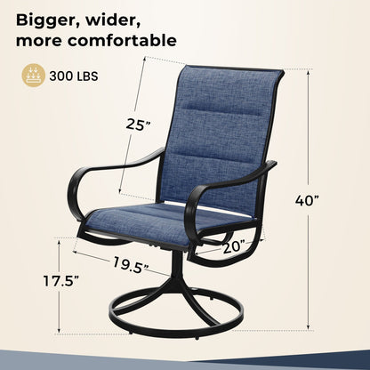 Ensemble de salle à manger d'extérieur MAISON ARTS 8 pièces avec parasol de 4 m