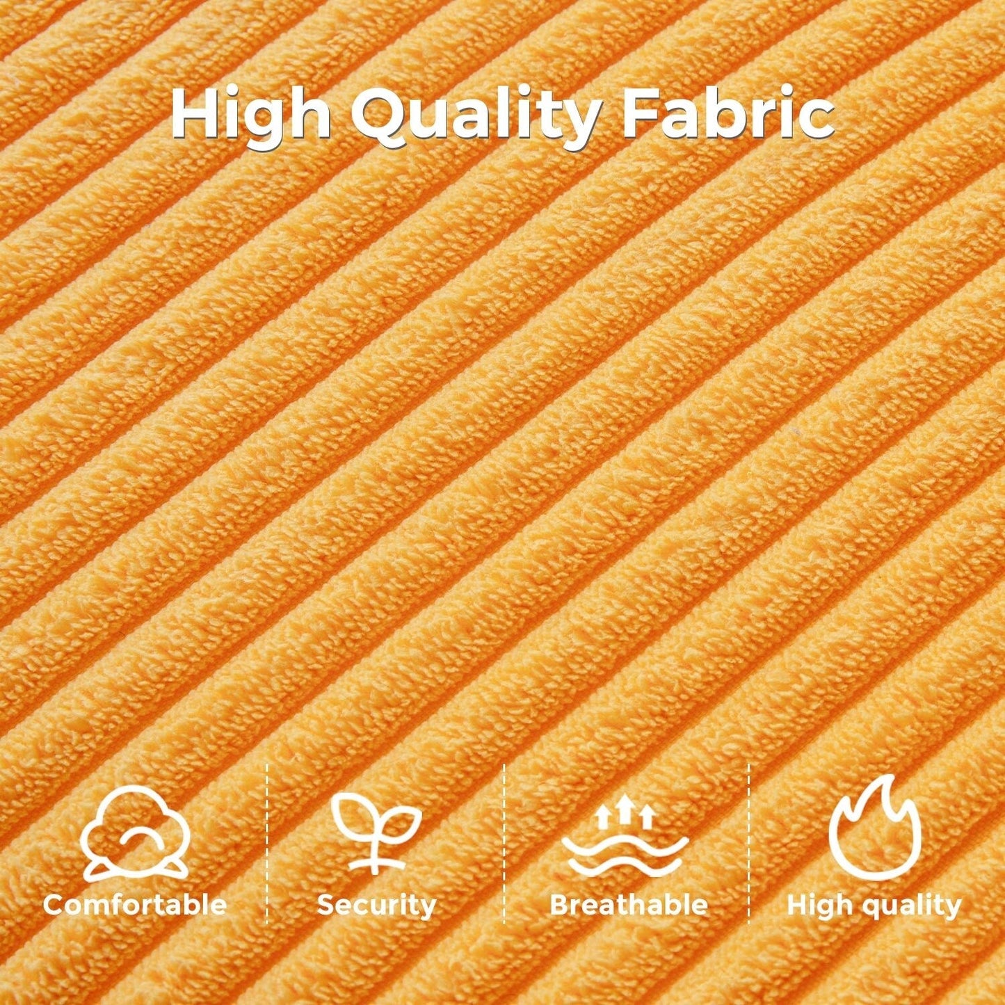 Canapé-lit pliant en velours côtelé, 8 places