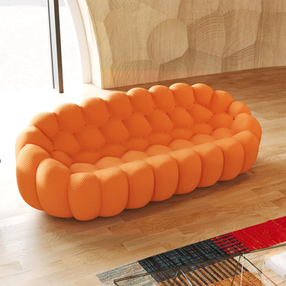 Canapé bulle moderne 3D en forme de nid d'abeille de 250 cm (98,43 pouces)
