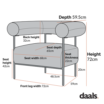 Fauteuil Fulbourn Boucle Blanc