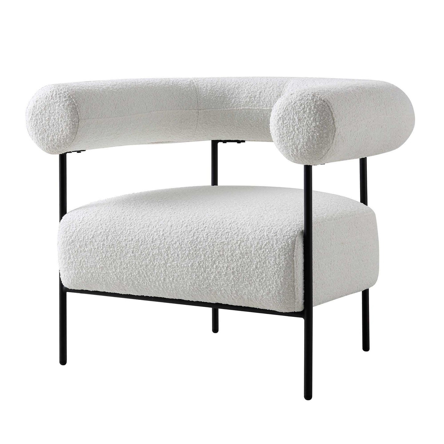 Fauteuil Fulbourn Boucle Blanc