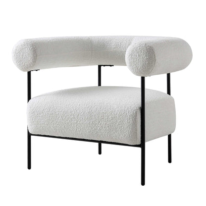 Fauteuil Fulbourn Boucle Blanc