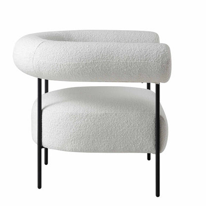 Fauteuil Fulbourn Boucle Blanc