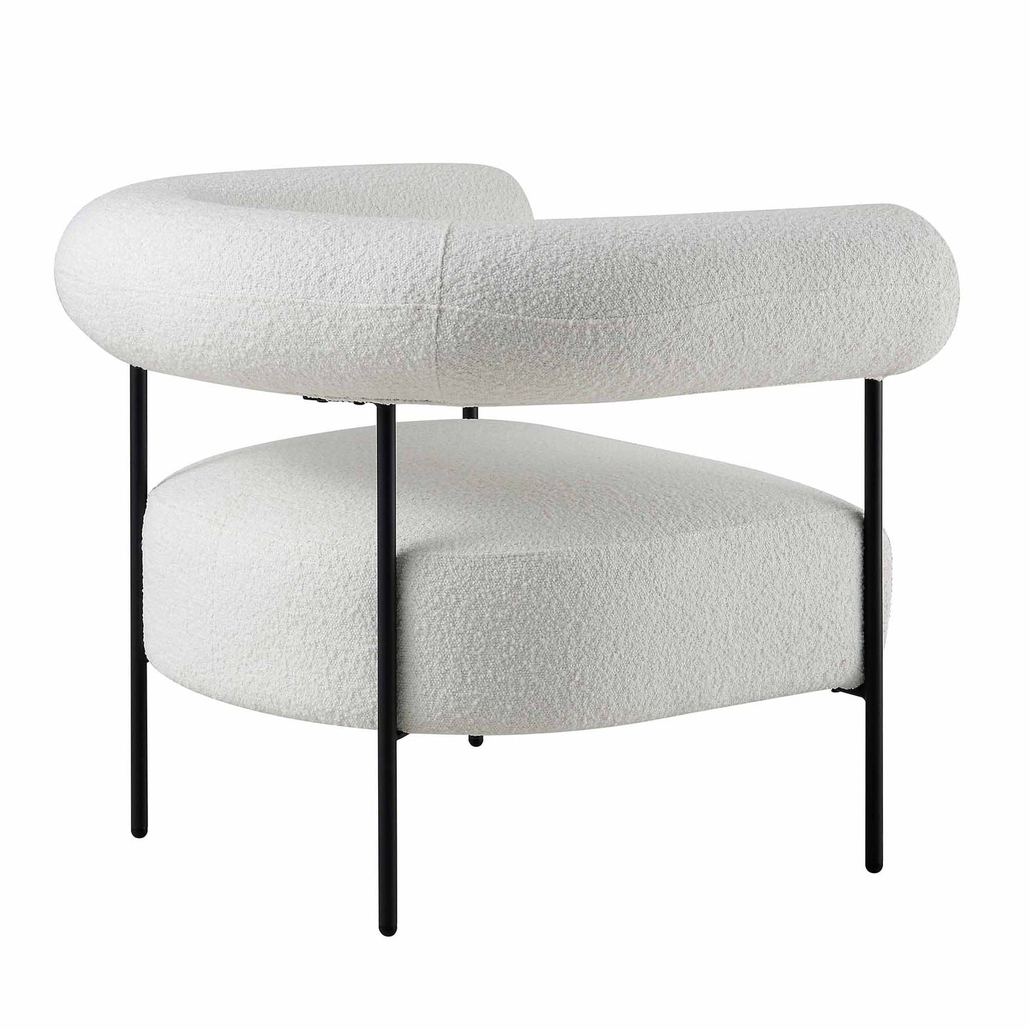 Fauteuil Fulbourn Boucle Blanc