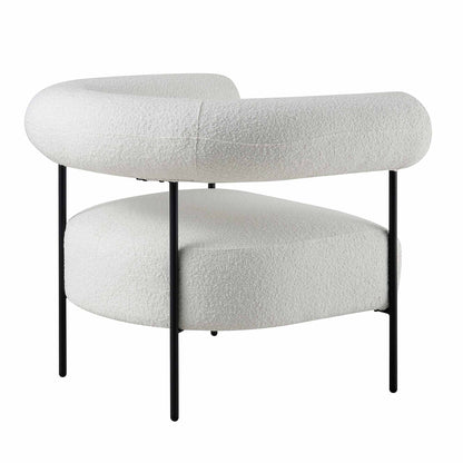 Fauteuil Fulbourn Boucle Blanc