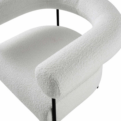 Fauteuil Fulbourn Boucle Blanc