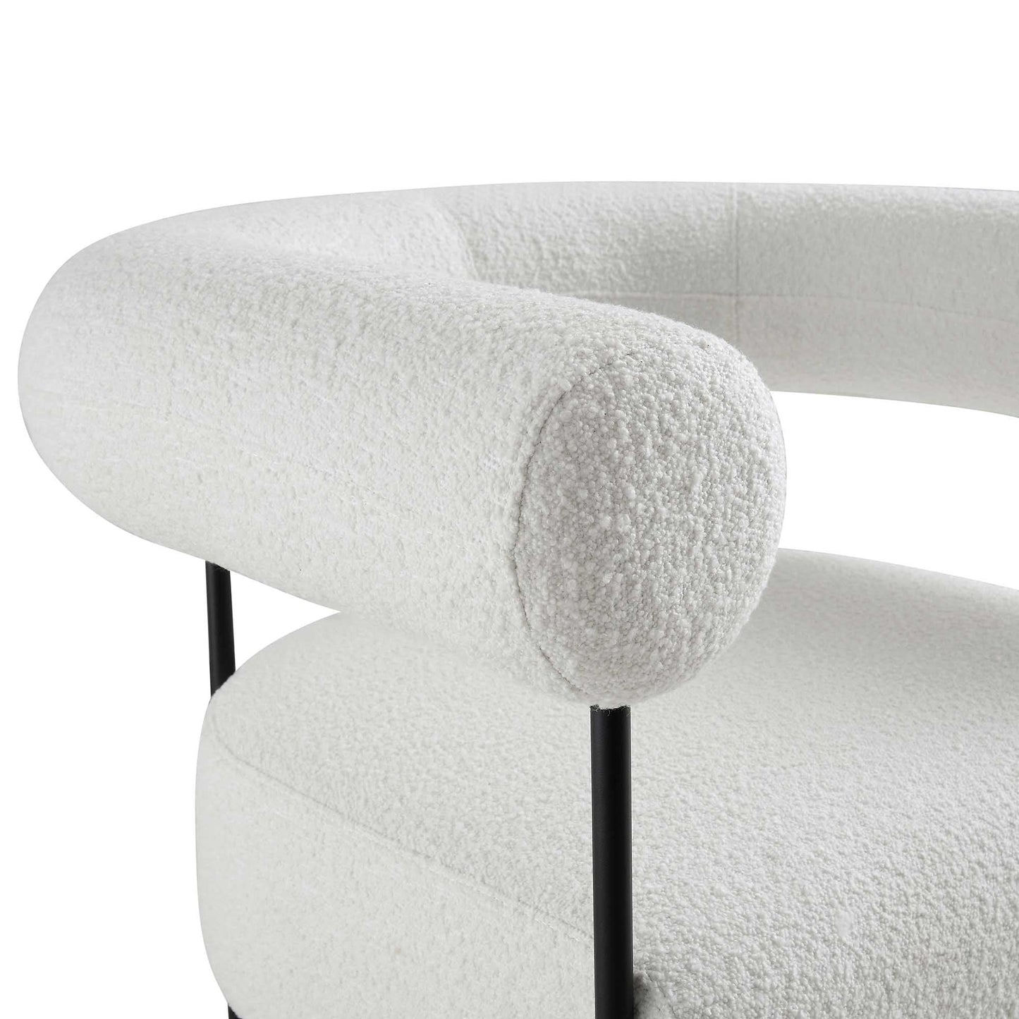 Fauteuil Fulbourn Boucle Blanc