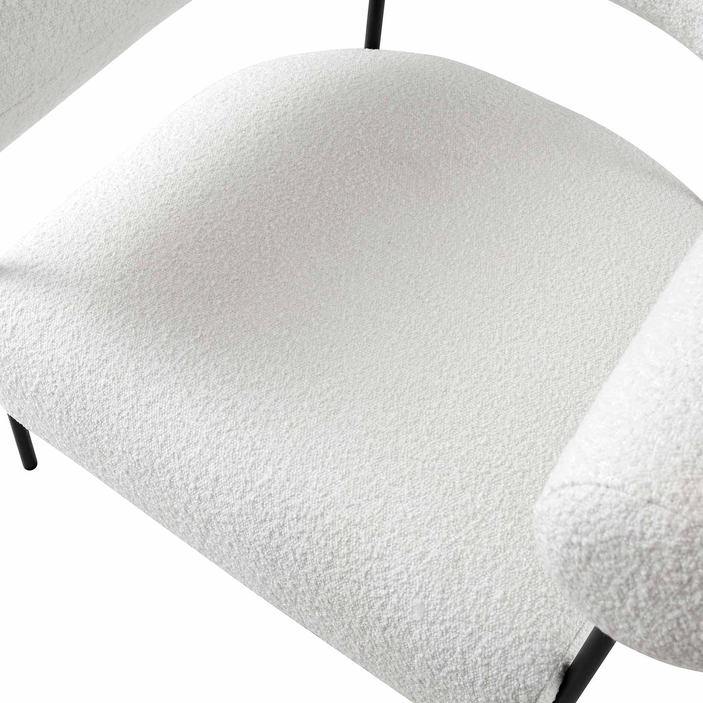 Fauteuil Fulbourn Boucle Blanc