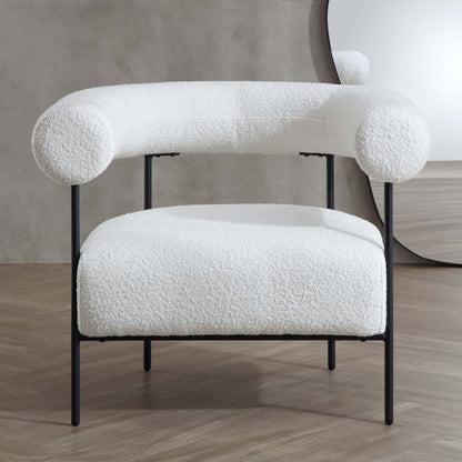 Fauteuil Fulbourn Boucle Blanc