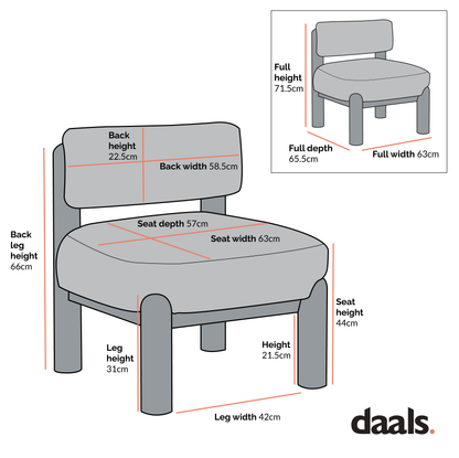 Fauteuil d'appoint en fausse peau de mouton Sherpa écru Okja