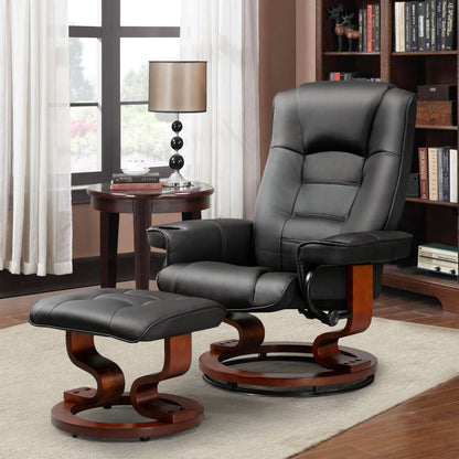 Fauteuil inclinable AVAWING avec repose-pieds pivotant