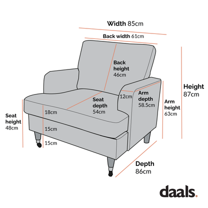 Fauteuil Brigette en velours moutarde avec pieds à roulettes en laiton antique
