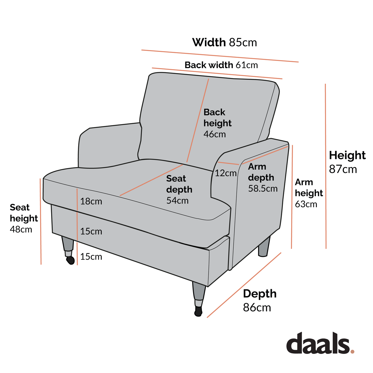 Fauteuil Brigette en velours bleu sarcelle avec pieds à roulettes en laiton antique