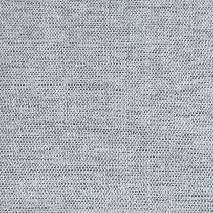 Canapé 3 places Noak en tissu tissé gris avec pieds chromés