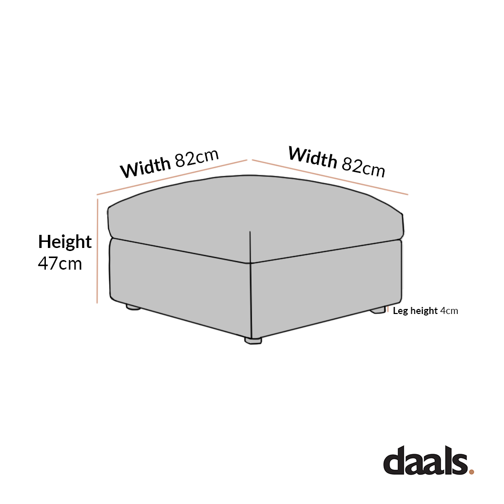 Pouf en velours vert mousse Byron