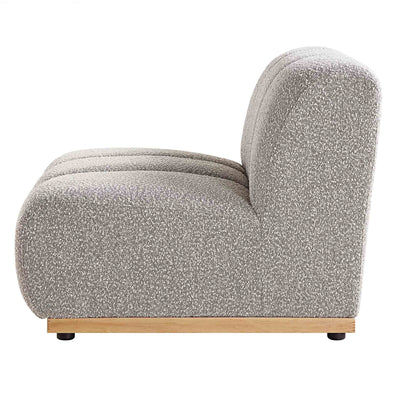 Canapé Modulable Granvia Taupe Boucle, Canapé 1 Place sans Accoudoirs