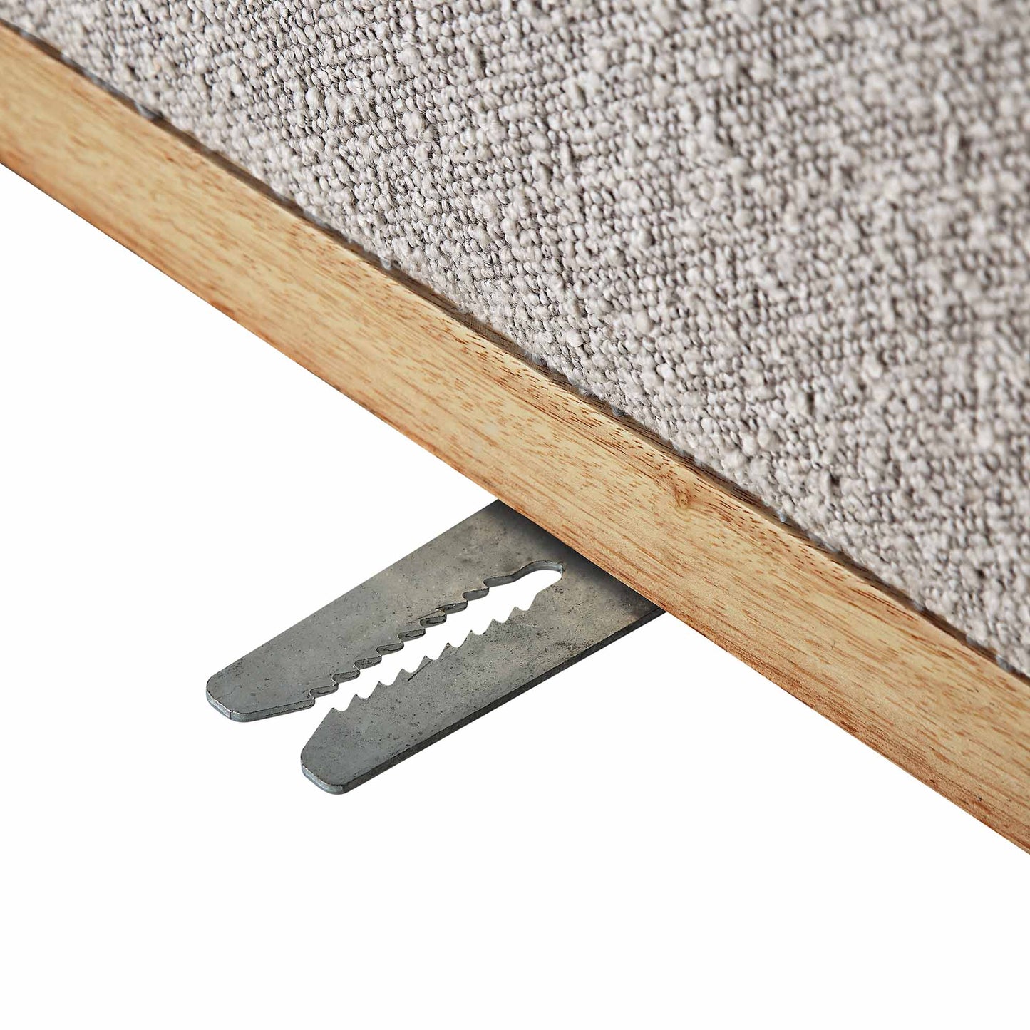 Canapé Modulable Granvia Taupe Boucle, Canapé Courbé 3 Places