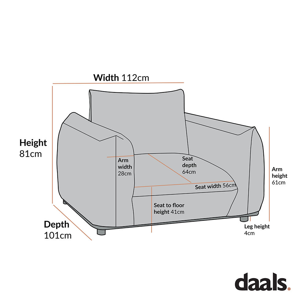 Fauteuil Gianni, velours Goldenrod