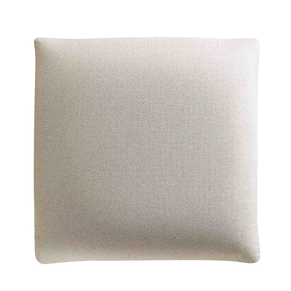Pouf Gianni, tissu tissé beige
