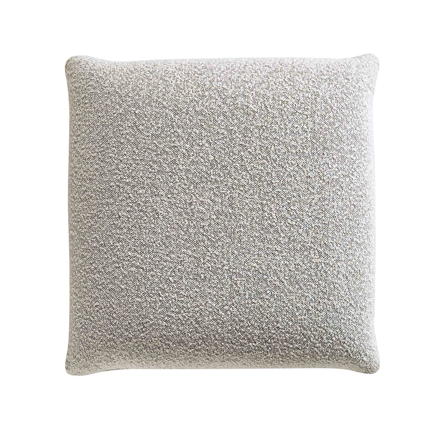 Pouf Gianni, boucle gris brume