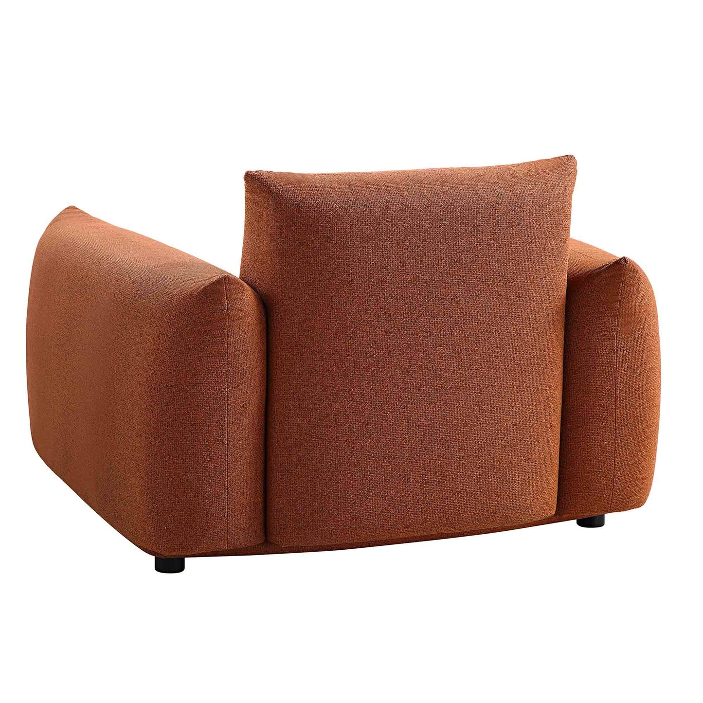 Fauteuil Gianni, tissu terracotta