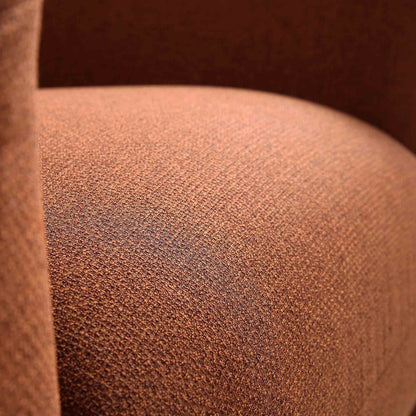 Fauteuil Gianni, tissu terracotta