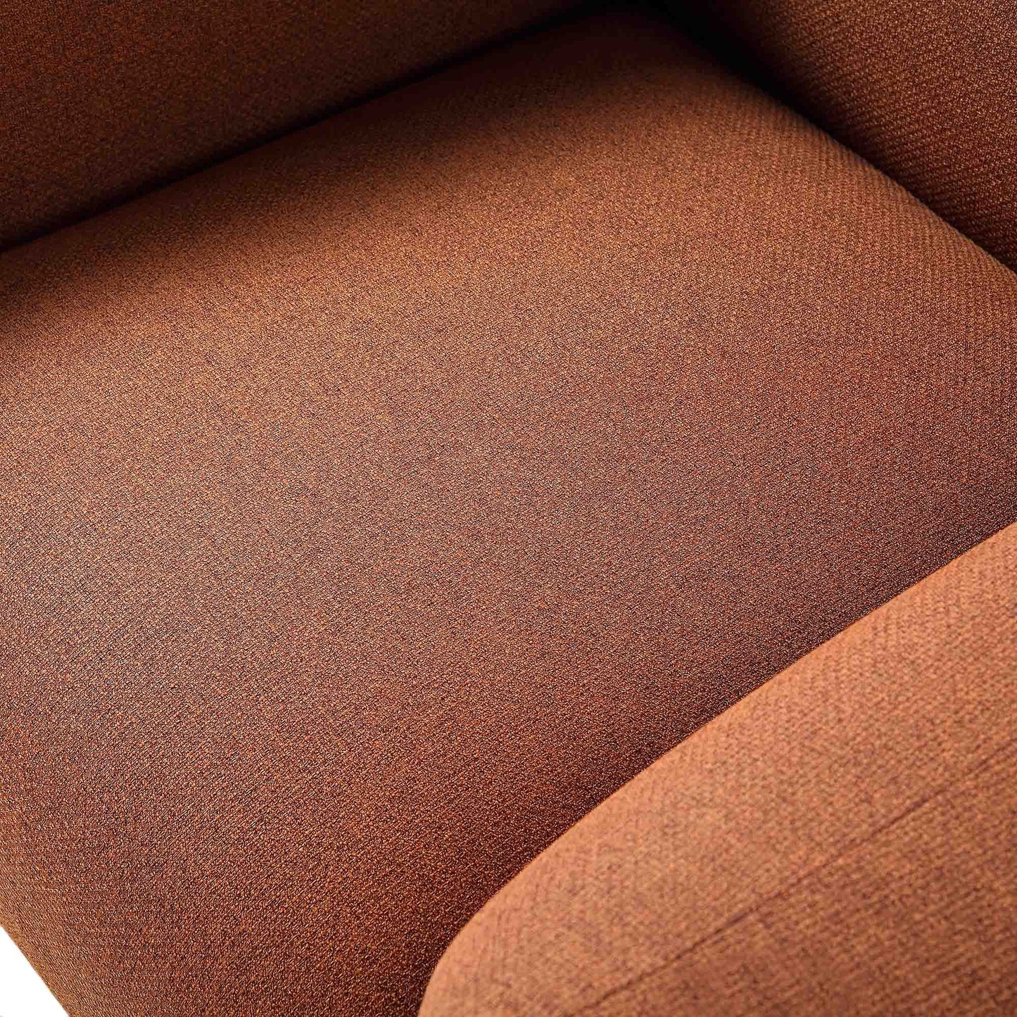 Fauteuil Gianni, tissu terracotta