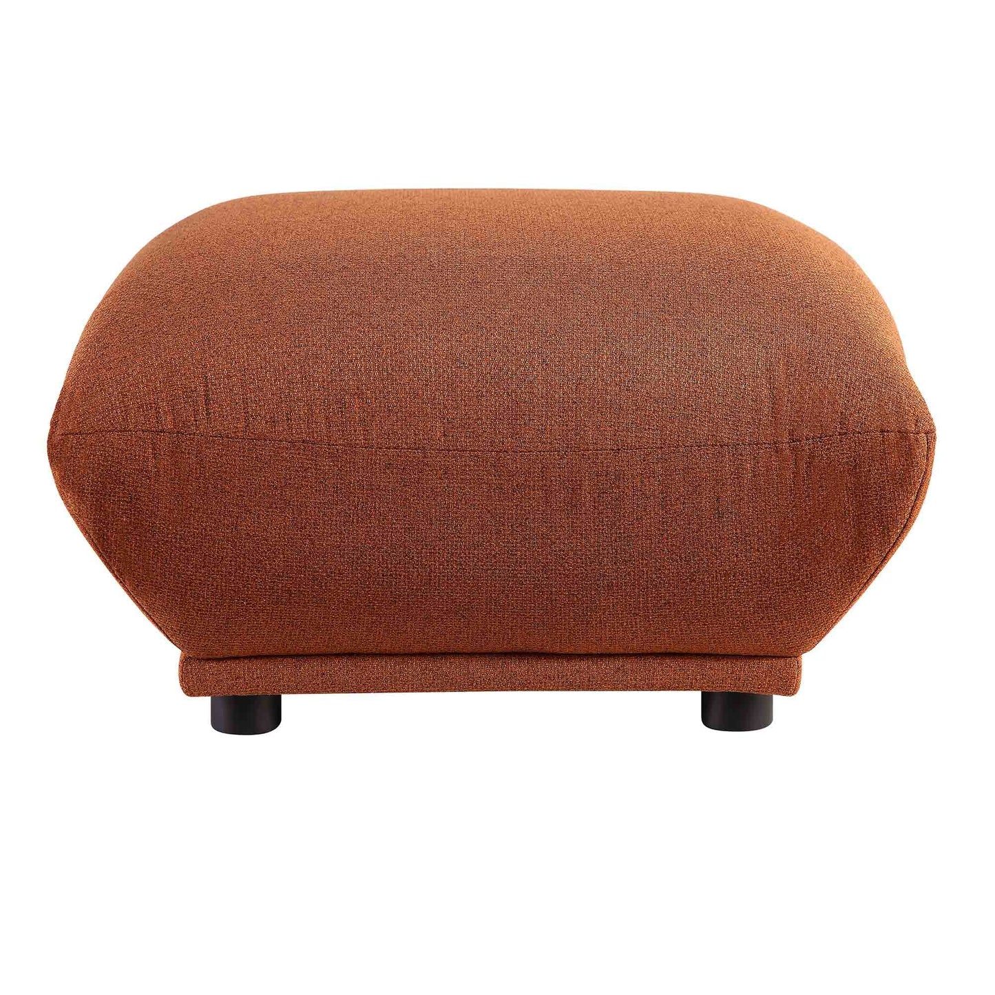 Pouf Gianni, tissu terre cuite