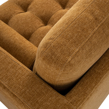 Canapé méridienne 4 places Henrietta Spiced Honey Chenille, orientation gauche