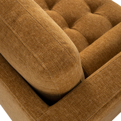 Canapé méridienne 4 places Henrietta Spiced Honey Chenille, orientation droite